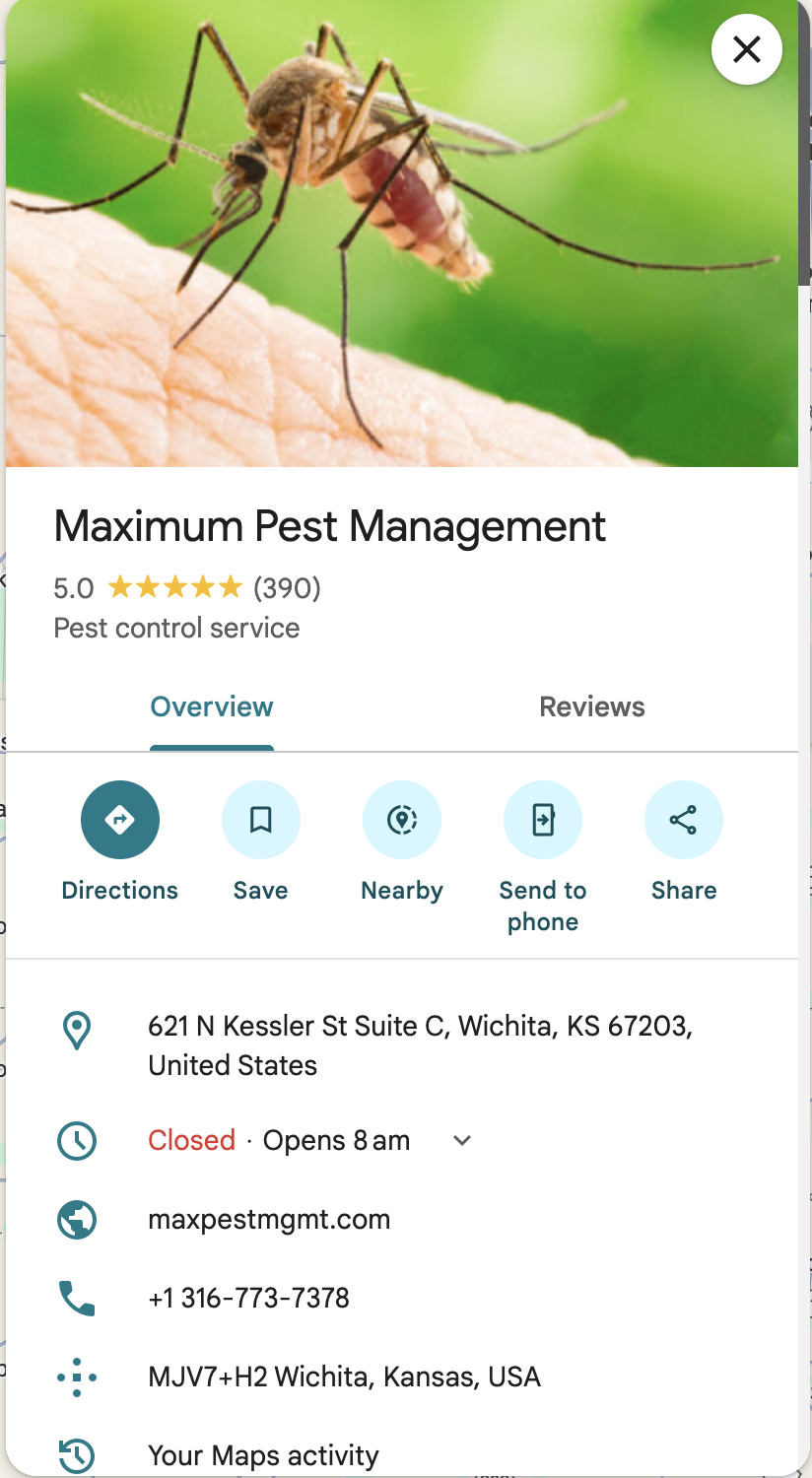 Google Business Profile screenshot